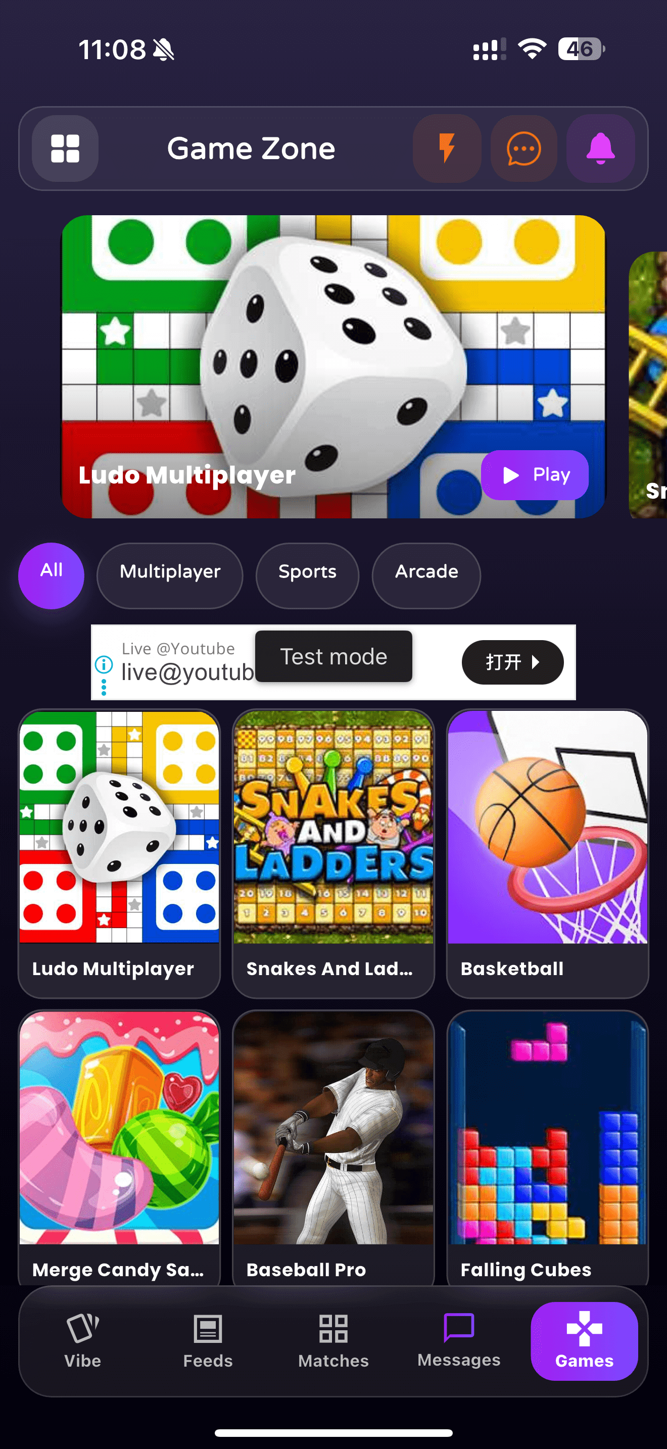 Darlivo Chat Games screenshot